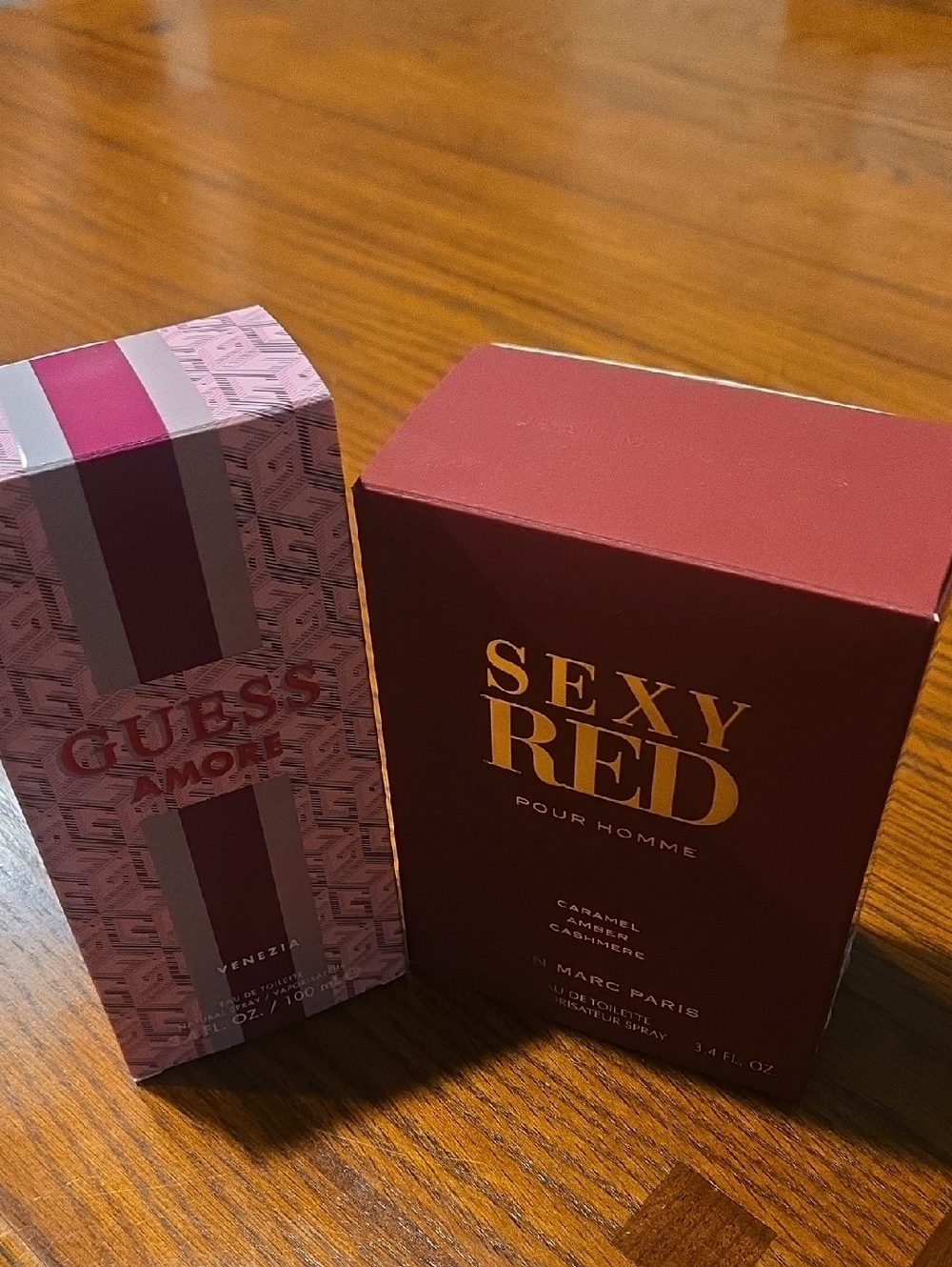 Sexy Red Pour Homme + Guess Amore Fragrance Box Set - Red & Pink